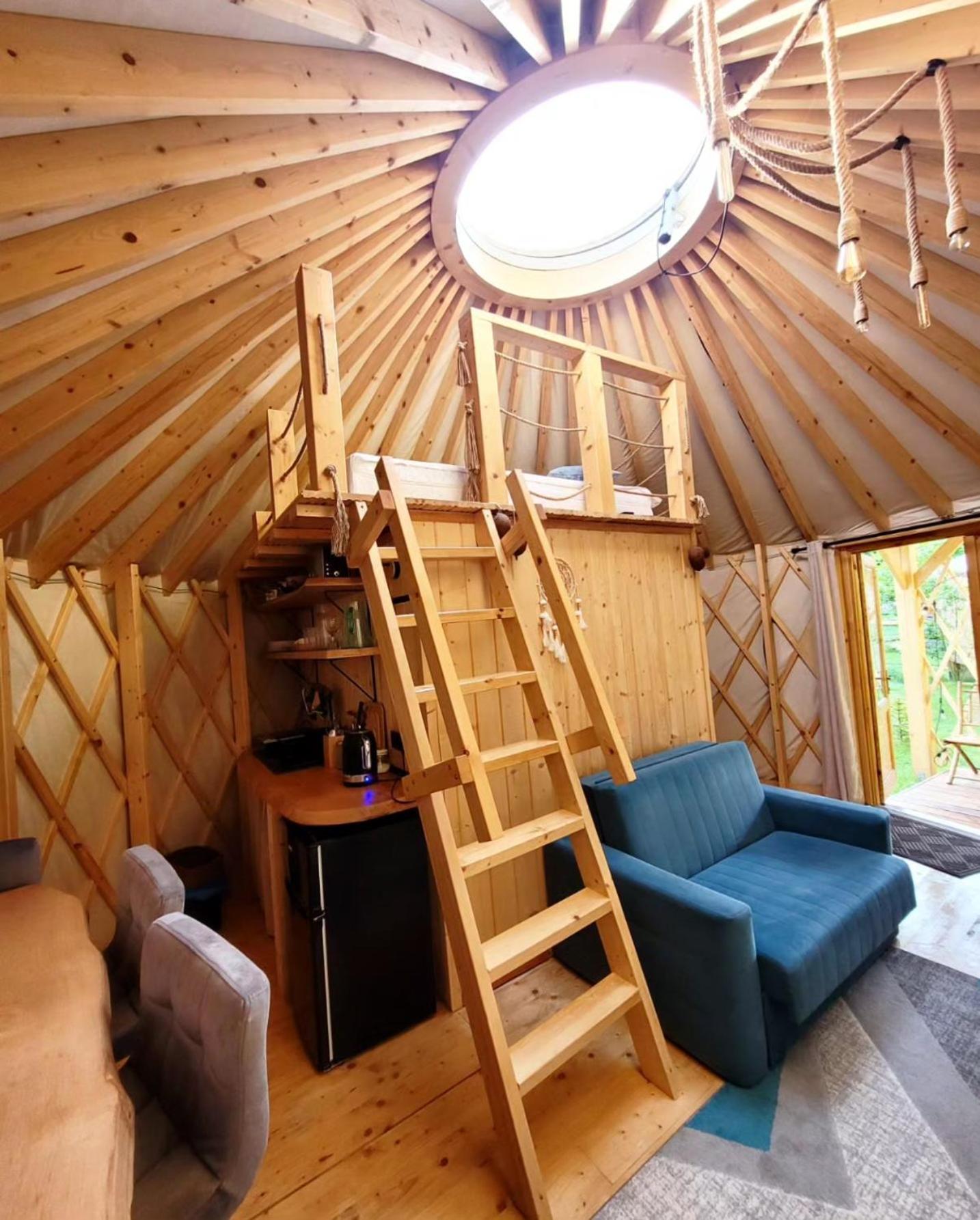 Zagornik Aloha Glamp - Okragle Domki Przy Rzece - Balia I Sauna - Energylandia חדר תמונה